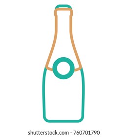 champagne bottle icon