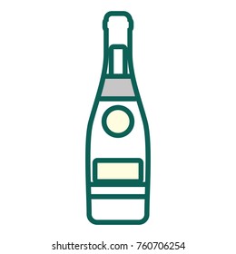 champagne bottle icon