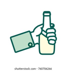 champagne bottle icon