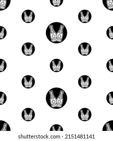 Champagne Bottle Icon Seamless Pattern, Alcohol Beverage Bottle Vector Art Illustration