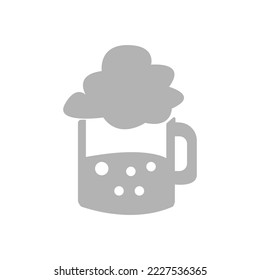 champagne bottle icon, vector illustration