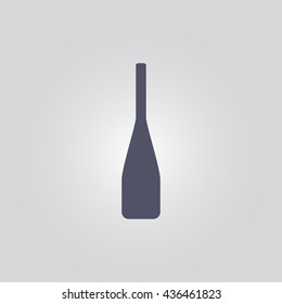 champagne bottle icon. vector. sign