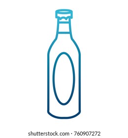 Champagne bottle isolated