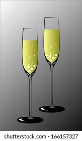 champagne bubbles celebration