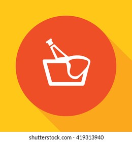  champagne bucket icon