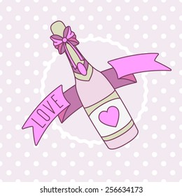 Champagne card