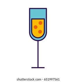 champagne cup cartoon
