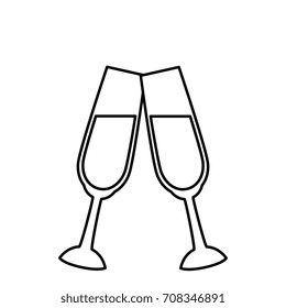 champagne cup crystal