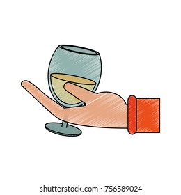 Champagne cup symbol