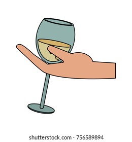 Champagne cup symbol