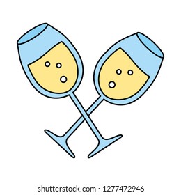 champagne cups celebration