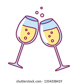 champagne cups celebration