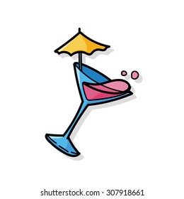 champagne doodle