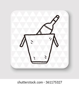 champagne doodle