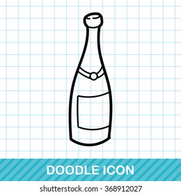 champagne doodle