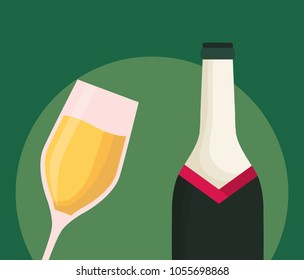 Champagne drink design