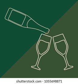 Champagne drink design