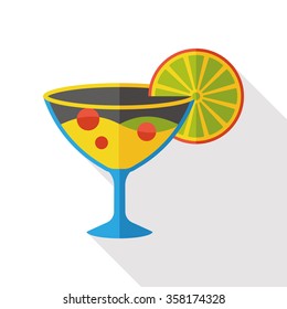 champagne drink flat icon