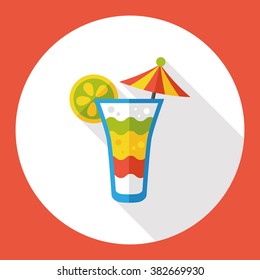 champagne drink flat icon