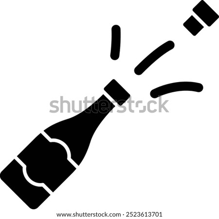 Champagne flute icon representing celebration, parties, and festive occasions