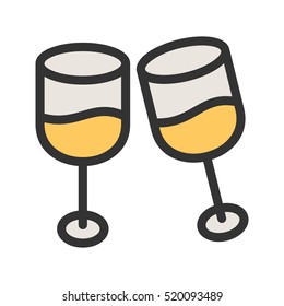 Champagne in Glass