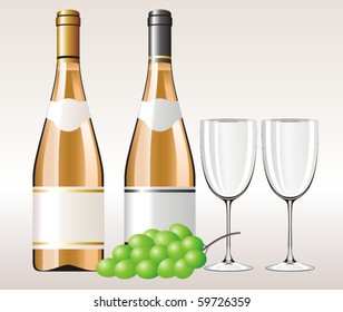 Champagne and glass