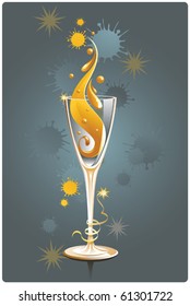 champagne glass