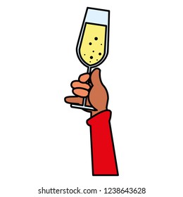 Champagne glass design