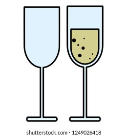 Champagne glass design