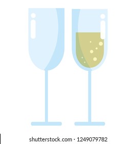 Champagne glass design