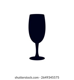 champagne glass emoji symbol sign icon vector illustration