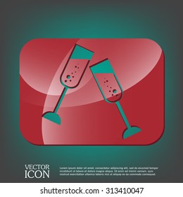 champagne glass icon