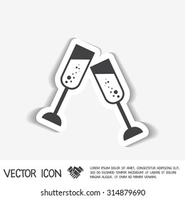champagne glass icon