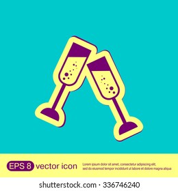 champagne glass icon
