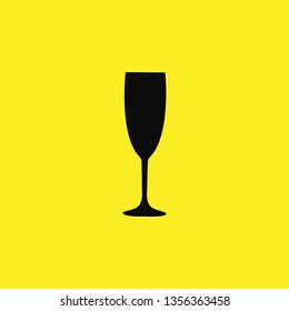champagne glass icon vector