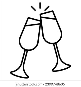 Champagne Glass, Restaurant business and food
