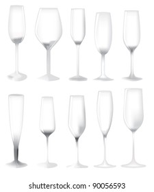 Champagne glass set
