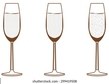 Champagne glasses