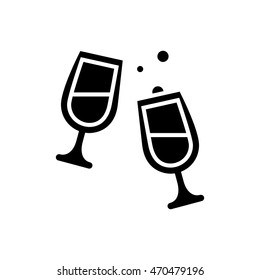 champagne glasses