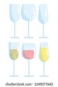 champagne glasses design