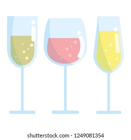 champagne glasses design