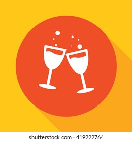 champagne glasses icon