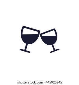champagne glasses icon