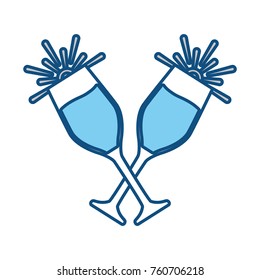 champagne glasses icon