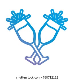 champagne glasses icon