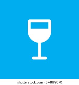 Champagne glasses icon vector