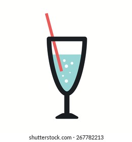 Champagne Glasses icon.vector illustration.