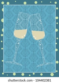 Champagne Glasses Toast