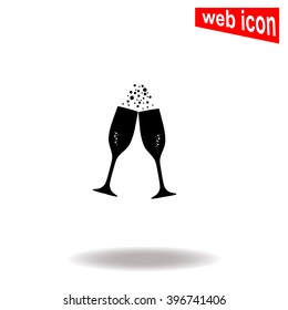 Champagne icon.