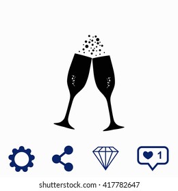 Champagne icon.